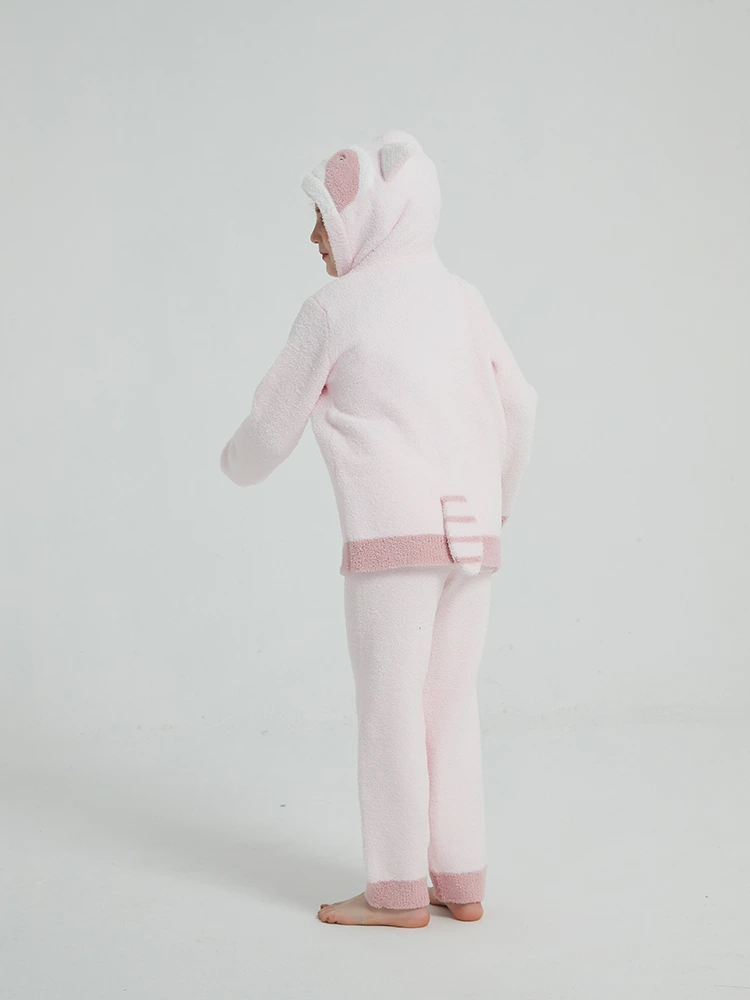 소녀 가을, 겨울 양털 잠옷