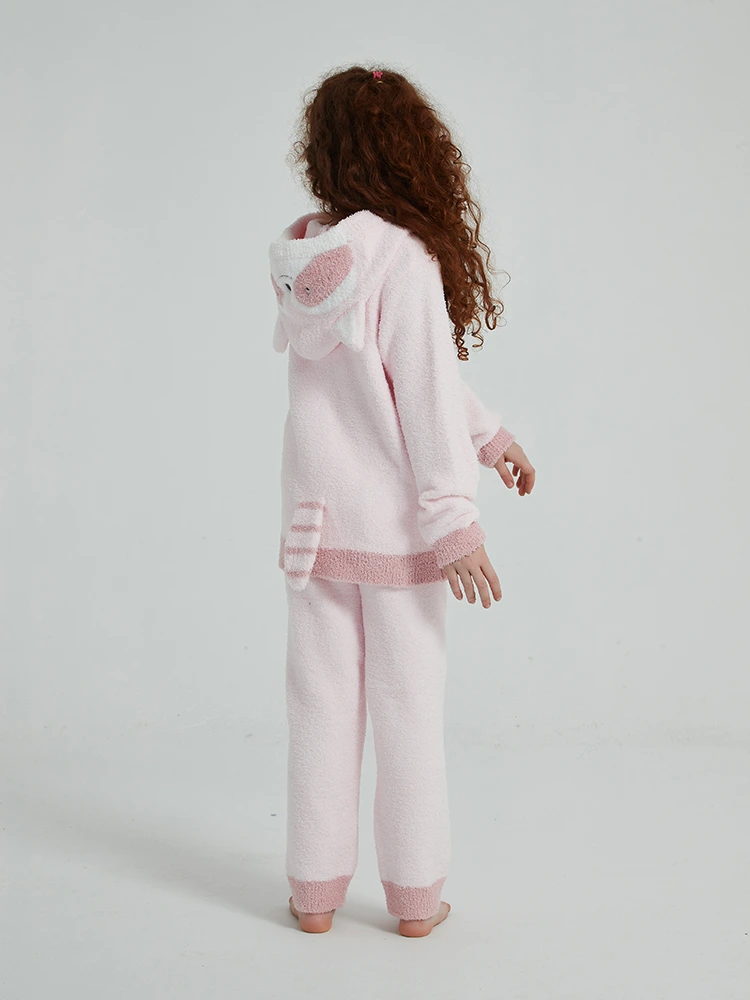 Girls Autumn and Winter Fleece Pajamas Girls Autumn and Winter Fleece Pajamas